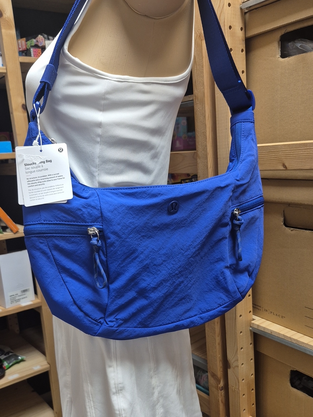 Lululemon athleticaSlouchy Sling Royal Blue Crossbody Sling bag 6L